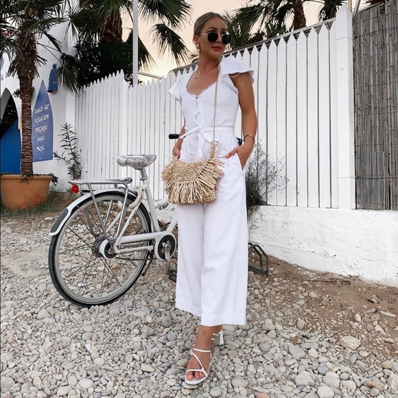 Zara Pants - Last🔥Zara rustic jumpsuit, bloggers favorite
